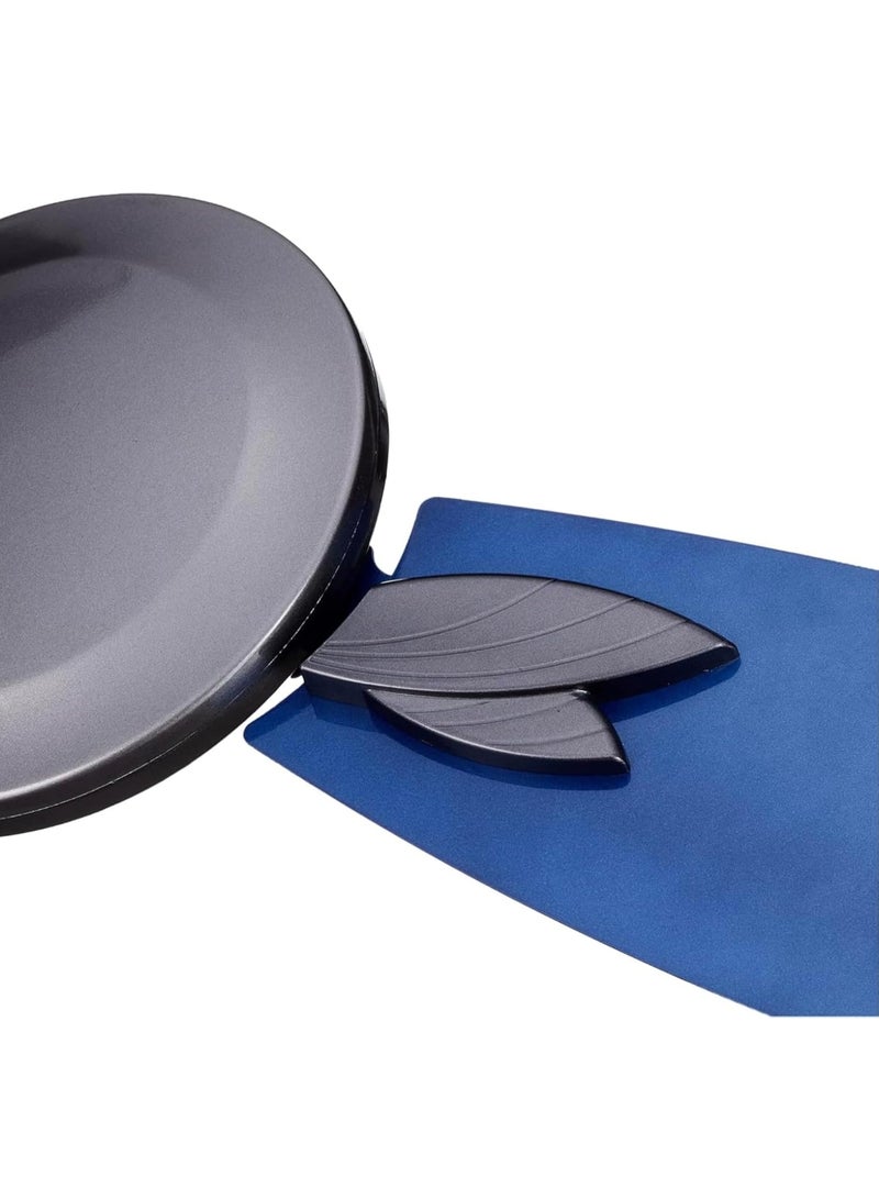 USHA Bloom Magnolia 1250mm|BEE Star Rated | Goodbye Dust Ceiling Fan | 2 Year Warranty | (Sparkle Grey & Blue) Pack of 1 - Image 4